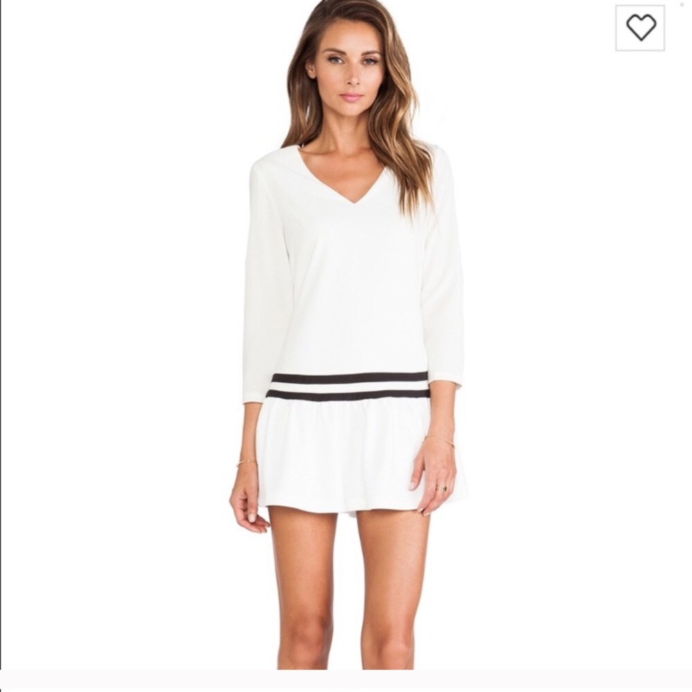 Revolve Three of Something Angeles Dress in white